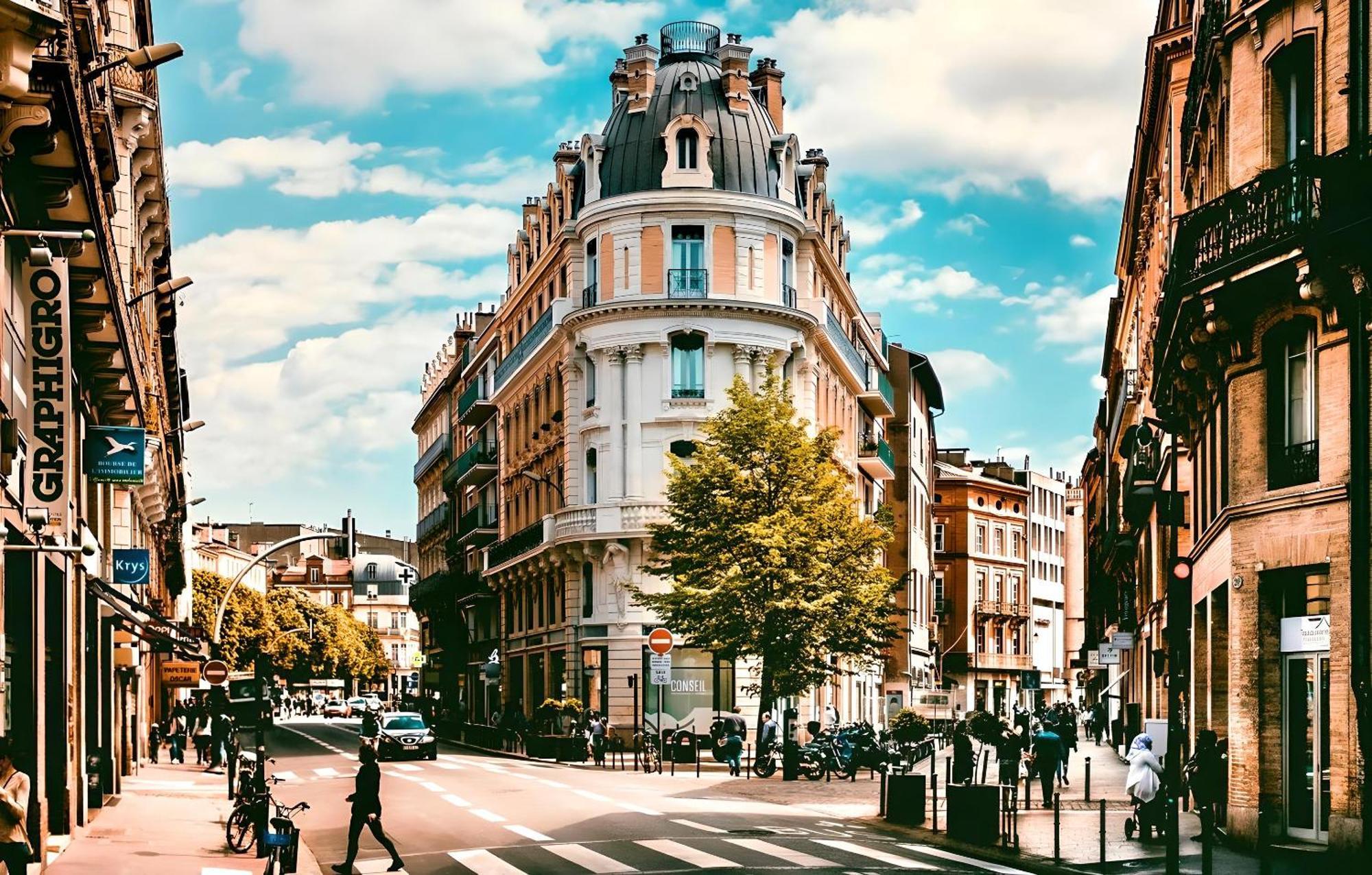 Au Coeur De Toulouse Appartement Colore Esterno foto